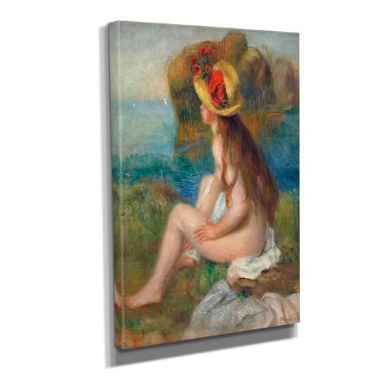 Poster - Girl naked, 30 x 45 см, Canvas on frame