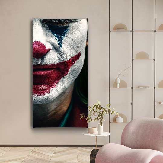 Poster - Joker, 30 x 90 см, Canvas on frame, Famous People