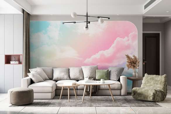 Wall Mural - Rainbow clouds