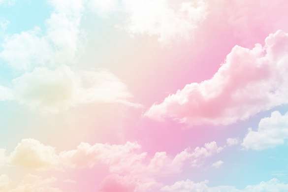 Фотообои - Радужные облака