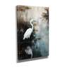 Poster - The white bird, 60 x 90 см, Framed poster on glass, Picturi