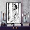 Poster - Audrey Hepburn, 60 x 90 см, Poster înrămat, Persoane Celebre