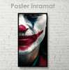 Poster - Joker, 50 x 150 см, Poster inramat pe sticla