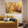 Poster - Golden autumn, 90 x 60 см, Framed poster on glass, Nature