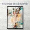Poster - Portrait of a ballerina, 30 x 60 см, Canvas on frame