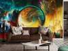 Wall Mural - Abstract circle in multicolored shades