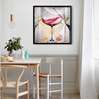 Poster - Glamor drink, 100 x 100 см, Framed poster on glass, Food and Drinks