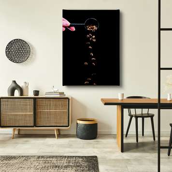 Poster - Coffee, 30 x 45 см, Canvas on frame, Food and Drinks