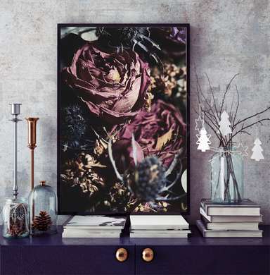 Poster - Flori uscate, 30 x 45 см, Panza pe cadru