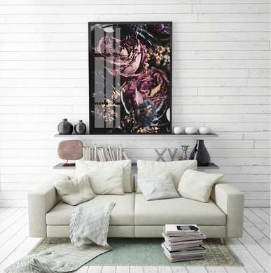 Постер - Сухоцветы, 30 x 45 см, Холст на подрамнике