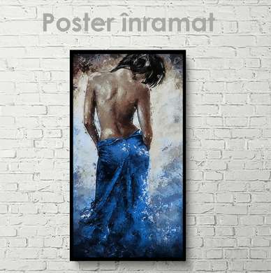 Poster - Lady, Canvas on frame