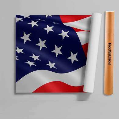 3D door sticker, USA flag, 80 x 200cm, Door Sticker