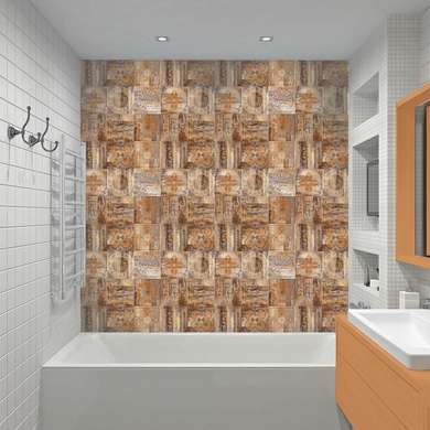 Ceramic tiles with beautiful brown patterns