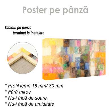 Poster - Paints, 60 x 30 см, Canvas on frame