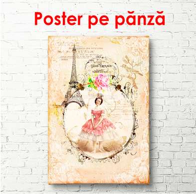 Poster - Provence roz, 60 x 90 см, Poster înrămat, Provence
