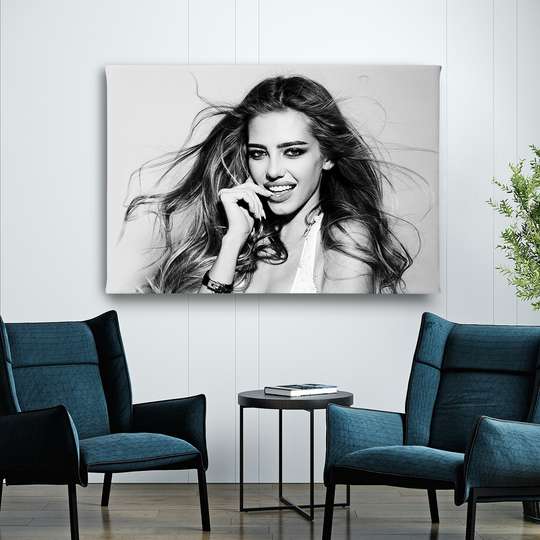 Poster - Elegant girl, 45 x 30 см, Canvas on frame, Famous People