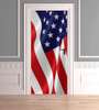 3D door sticker, USA flag, 80 x 200cm, Door Sticker