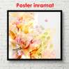 Poster - Flower Arrangement, 100 x 100 см, Framed poster