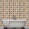 Antique Italian tile with Moroccan pattern