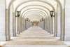 3D Wallpaper - Corridor with arches