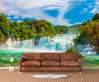 Wall Mural - Sunny weather at the waterfall