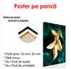 Poster - Aur și plante 3, 60 x 90 см, Poster înrămat, Glamour