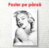 Poster - Marilyn Monroe într-o rochie albă, 60 x 90 см, Poster înrămat, Persoane Celebre