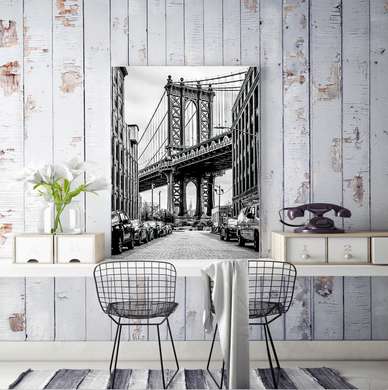 Poster - American Bridge, 30 x 45 см, Canvas on frame