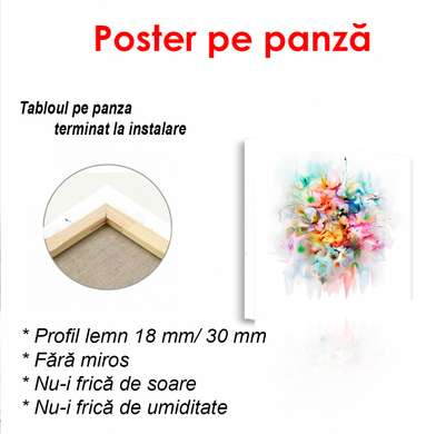 Poster - Aranjamentul de flori, 100 x 100 см, Poster înrămat