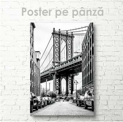 Постер - Американский мост, 60 x 90 см, Постер на Стекле в раме