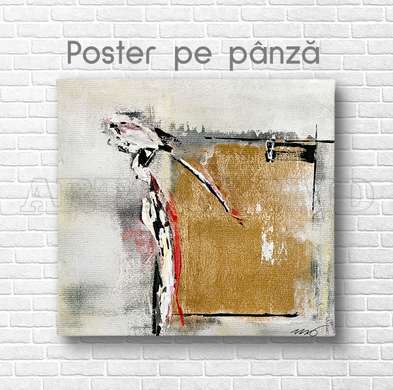 , 100 x 100 см, Framed poster on glass, Abstract