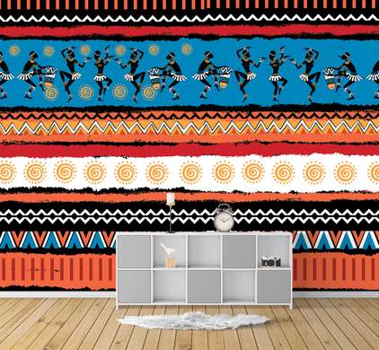 Wall Mural - Seamless wallpaper in ethnic style 2