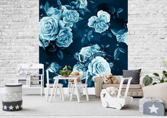 Wall Mural - Blue roses
