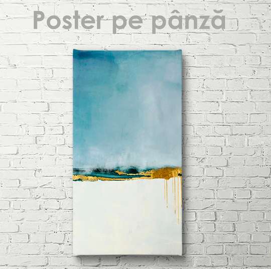 Постер - Нежный минимализм, 30 x 60 см, Холст на подрамнике, Абстракция