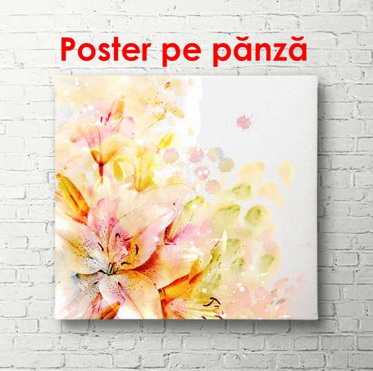 Poster, Aranjament floral, 100 x 100 см, Poster înrămat