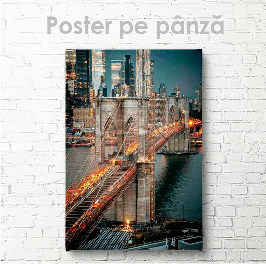 Poster, Podul celebru, 30 x 45 см, Panza pe cadru