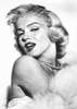 Poster - Marilyn Monroe in a white dress, 60 x 90 см, Framed poster