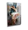 Poster - Painted ballerina, 60 x 90 см, Framed poster on glass, Picturi