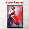 Poster - Passionate tango, 60 x 90 см, Framed poster, Different