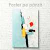 Poster - Delicate minimalism, 60 x 90 см, Framed poster on glass, Abstract