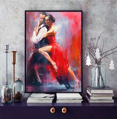 Постер - Страстное танго, 60 x 90 см, Постер в раме, Разные