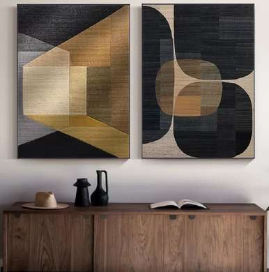 Poster - Modern Abstraction, 30 x 45 см, Canvas on frame, Sets