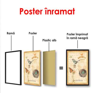 Poster - Gentle fantasy, 60 x 90 см, Framed poster, Provence