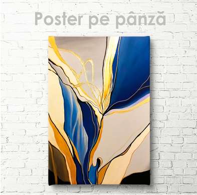 Poster - Glamor abstraction, 60 x 90 см, Framed poster on glass, Glamour