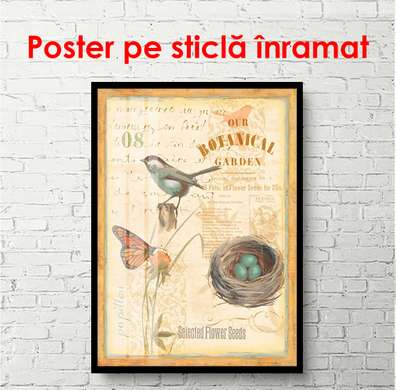 Постер - Нежная фантазия, 60 x 90 см, Постер в раме, Прованс