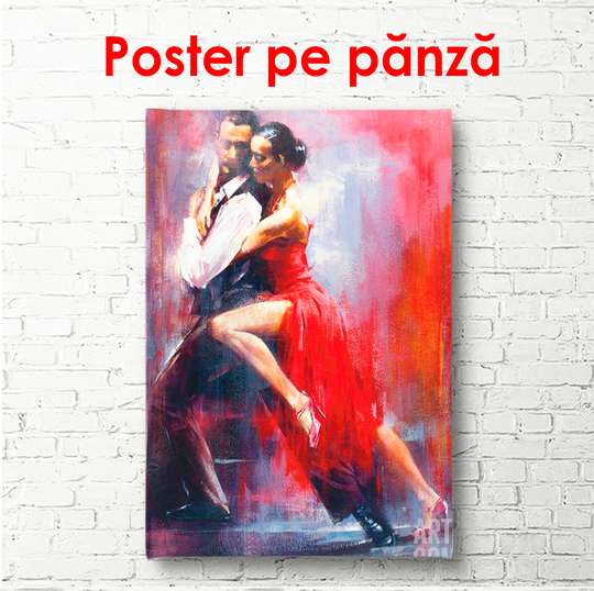 Poster - Passionate tango, 60 x 90 см, Framed poster
