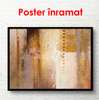 Poster - Textură de lemn auriu, 90 x 60 см, Poster înrămat, Abstracție