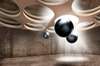 3D Wallpaper - Balloons in the air in 3D space