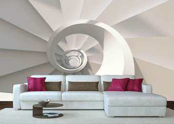 Wall Mural - Spiral movement