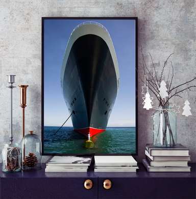 Постер - Корабль, 30 x 45 см, Холст на подрамнике